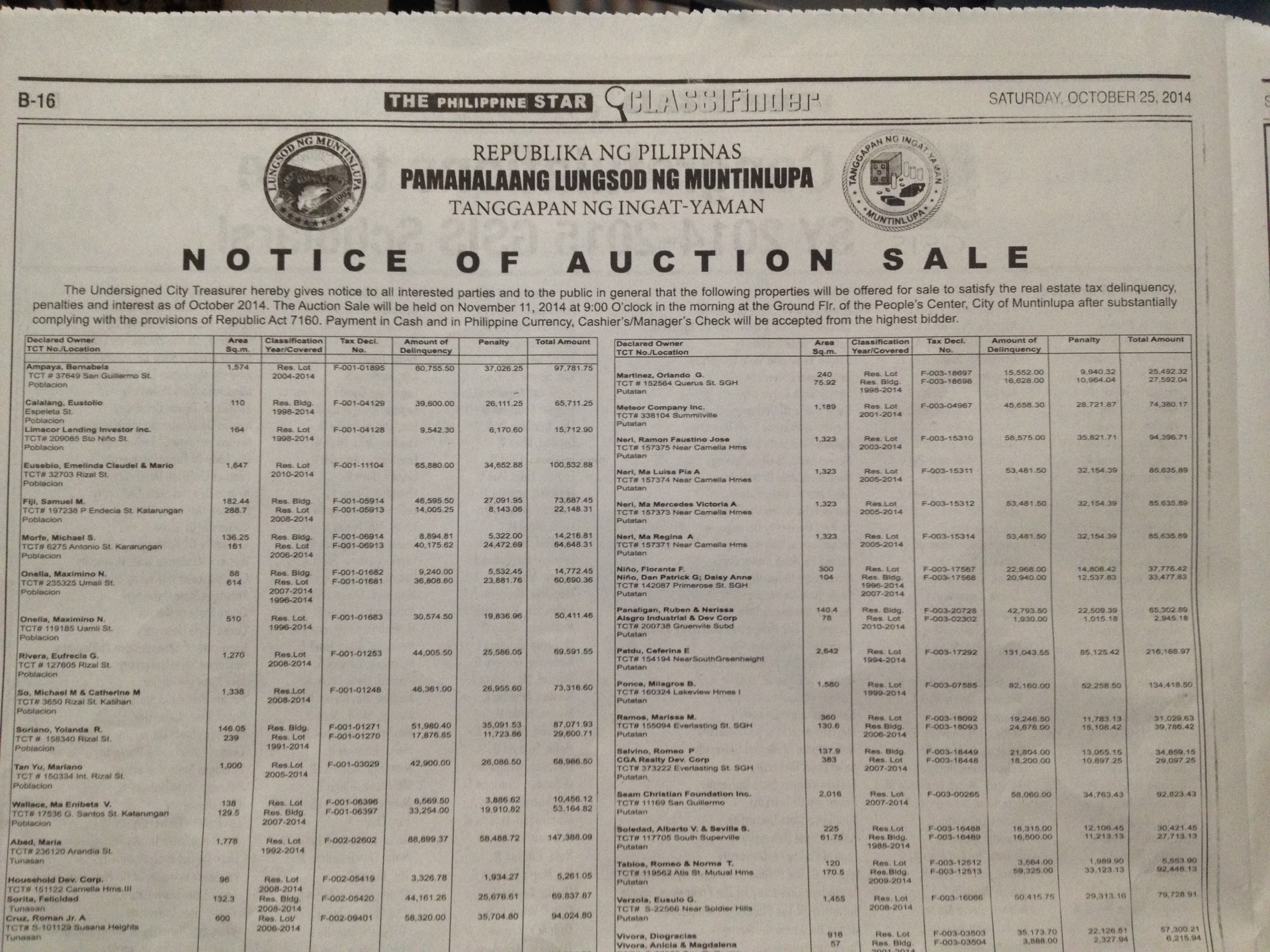 Notice of 2014 Muntinlupa Auction.JPG